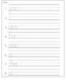 Writing Practice worksheet generator