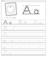 Letter Formation worksheet generator