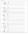 Multi-Letter worksheet generator